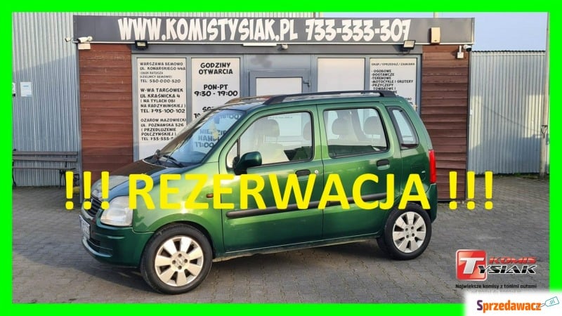Opel Agila  Minivan/Van 2000,  1.2 benzyna - Na sprzedaż za 3 900,00 zł - Ożarów Mazowiecki
