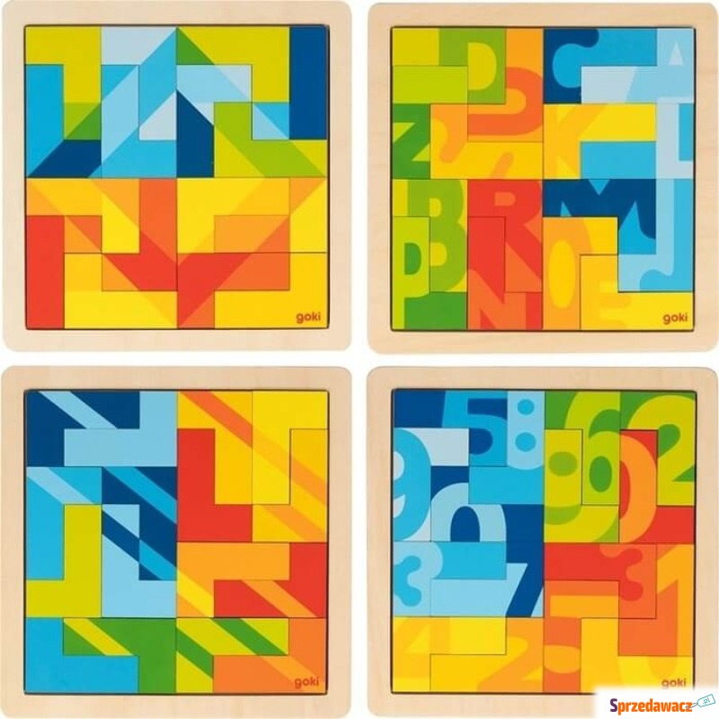 Puzzle geometryczne Goki - Puzzle L - Puzzle - Łódź