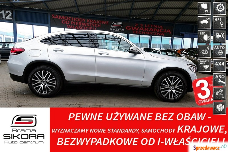 Mercedes - Benz GLC-klasa  SUV 2019,  2.0 benzyna - Na sprzedaż za 209 900 zł - Mysłowice