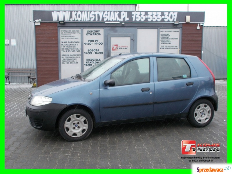 Fiat Punto  Hatchback 2003,  1.3 benzyna - Na sprzedaż za 3 700,00 zł - Ożarów Mazowiecki