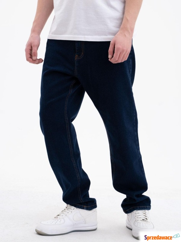 Spodnie Jeansowe Męskie Ciemne Niebieskie Afr... - Spodnie - Świecie