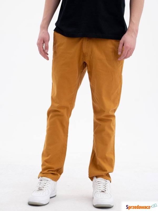Spodnie Materiałowe Męskie Żółte Afrotica Monaco - Spodnie - Konin