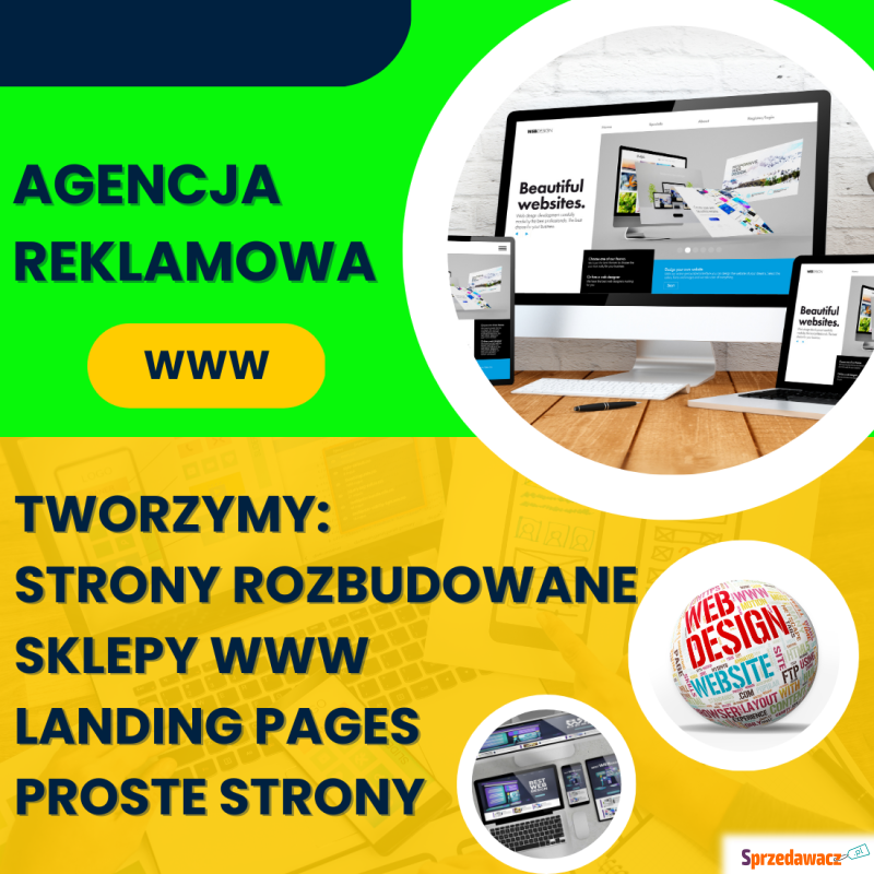 Strony internetowe, sklepy internetowe. Profe... - Reklama, marketing - Warszawa