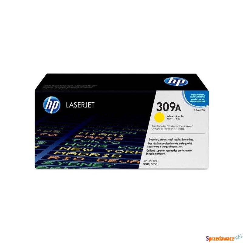 HP oryginalny toner Q2672A, yellow,...