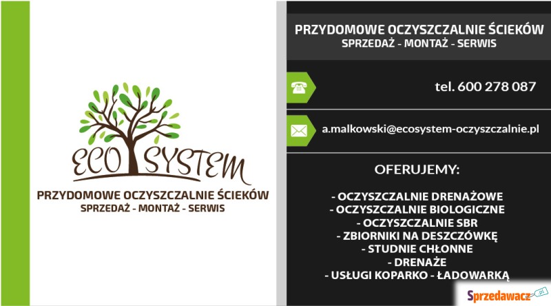 ECOSYSTEM Przydomowe oczyszczalnie...