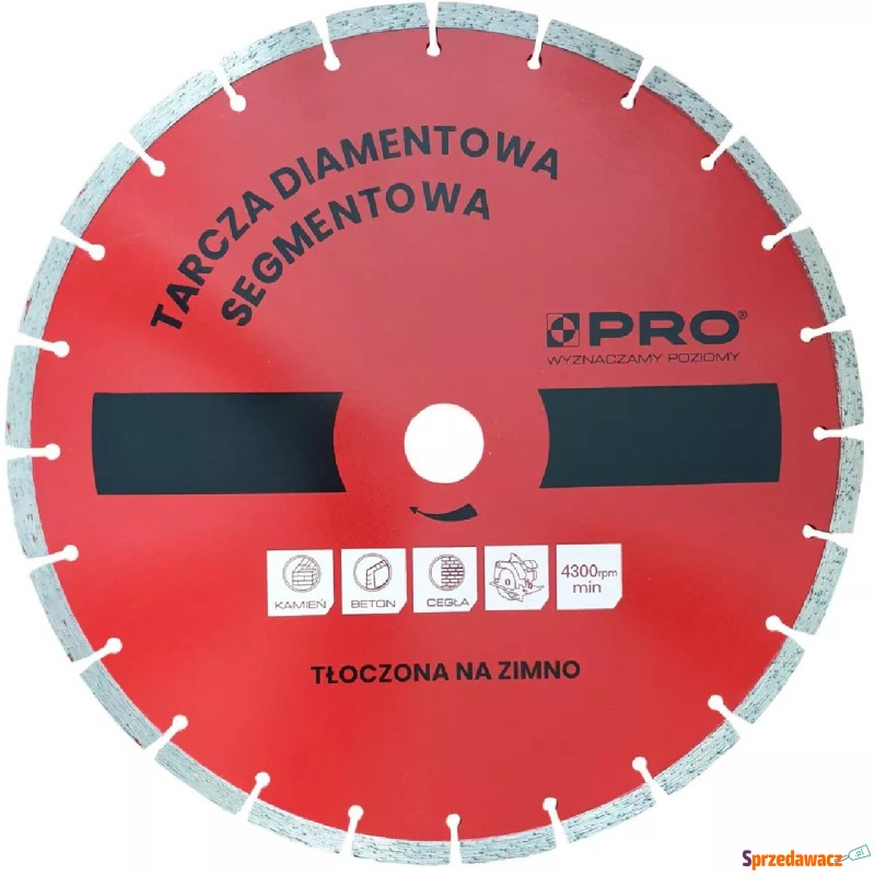Tarcza diamentowa PRO WT-DD-S400CP 400 mm (tł... - Piły, przecinarki - Elbląg