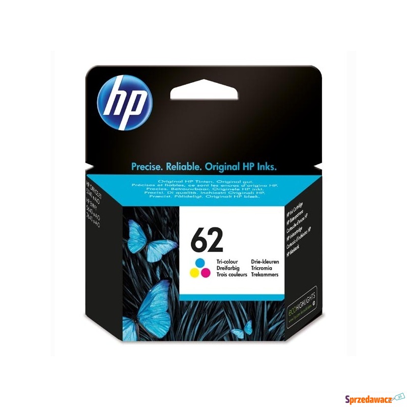 HP oryginalny ink C2P06AE, HP 62, color, 165s,... - Tusze, tonery - Koszalin