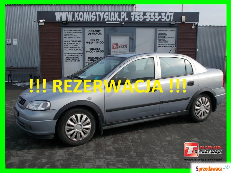 Opel Astra  Hatchback 2002,  1.4 benzyna+LPG - Na sprzedaż za 4 300,00 zł - Ożarów Mazowiecki