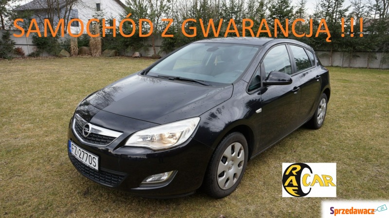 Opel Astra  Hatchback 2010,  1.4 benzyna - Na sprzedaż za 19 999 zł - Zielona Góra