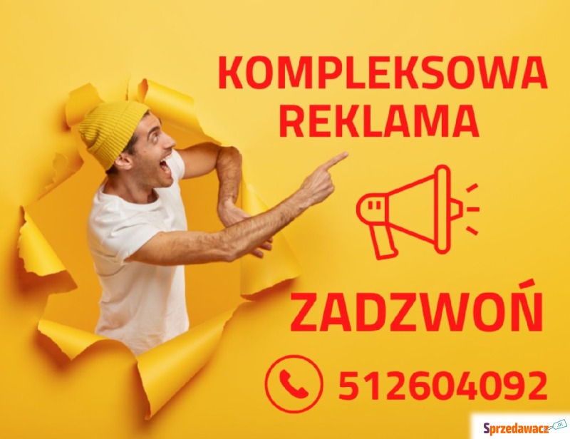 Kompleksowa reklama -Strona, sklep WWW, reklama... - Reklama, marketing - Warszawa