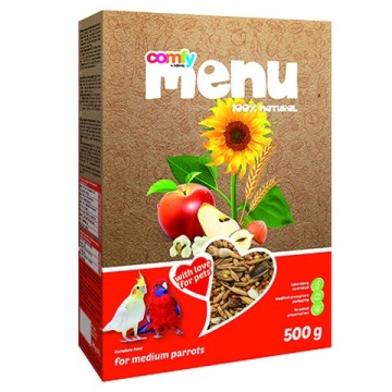 COMFY menu pokarm dla Średnich papug 500 g
