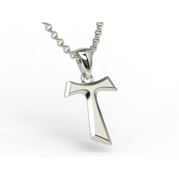 Franciszkański krzyż TAU ze srebra - KR-S-6