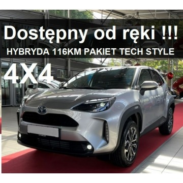 Toyota Yaris Cross - 4X4 116KM Hybryda Pakiet Tech Style  Dostępny od ręki 1455zł