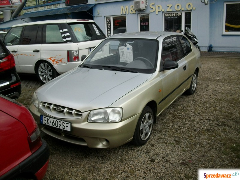 Hyundai Accent  Hatchback 2000,  1.4 benzyna - Na sprzedaż za 2 500,00 zł - Katowice
