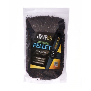 feeder bait micro pellet 2mm dark natural prestige 800g