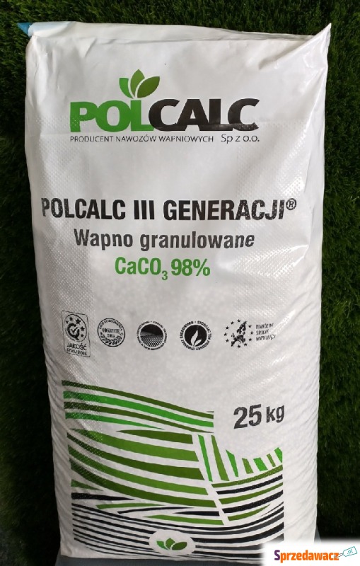 Wapno Granulowane Polcalc III Generacji pakowane... - Nawozy - Morawica