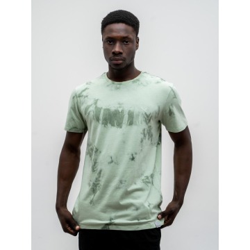 Koszulka Z Krótkim Rękawem Męska Tie Dye Zielona Iriedaily Batique