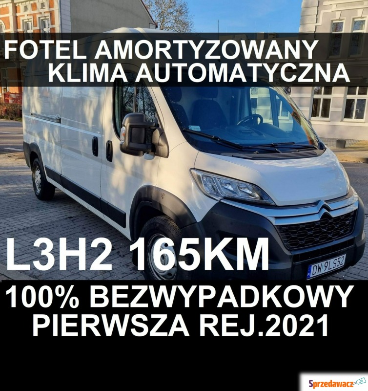 Citroen Jumper 2020,  2.2 diesel - Na sprzedaż za 119 187 zł - Szczecinek