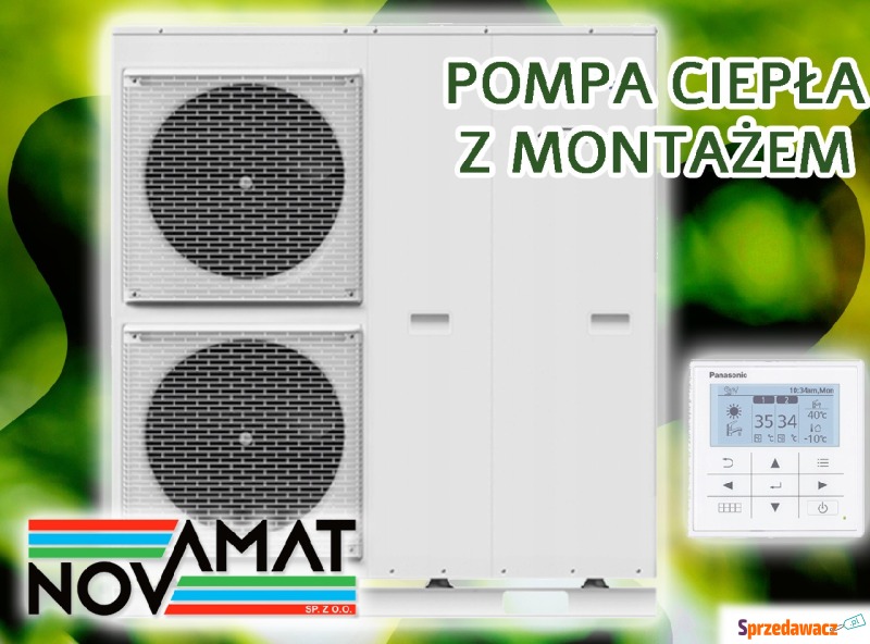 Pompa ciepła Panasonic 12 kW: Montaż szybko,... - Pompy ciepła - Wrocław