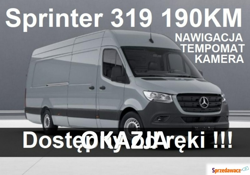 Mercedes - Benz Sprinter 2022,  2.0 diesel - Na sprzedaż za 242 310 zł - Szczecinek