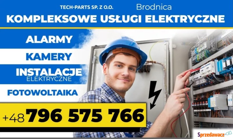 elektryk, alarmy, kamery, fotowoltaika, usługi... - Alarmy i monitoring - Brodnica