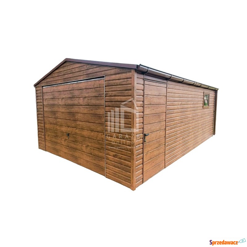 Garaż Blaszany 4m x 6m - Drewn...