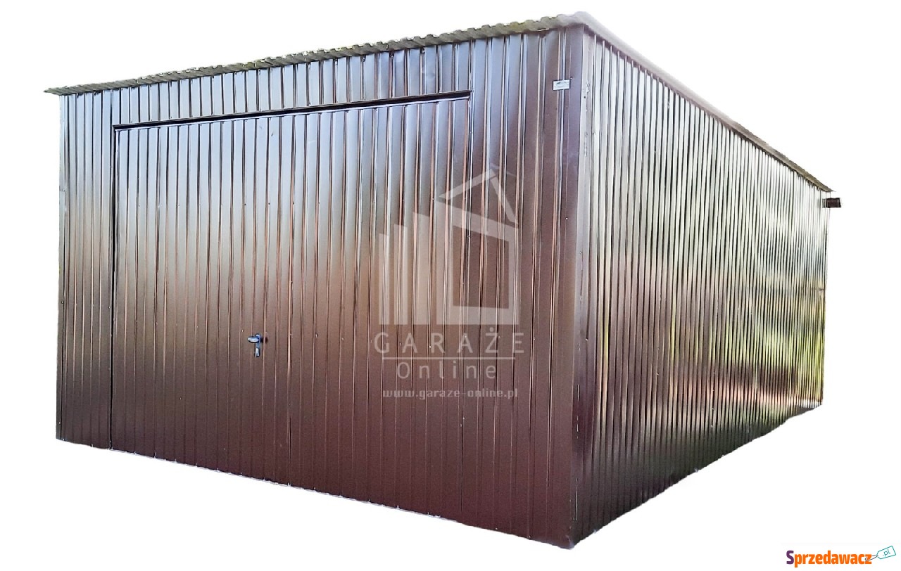 Garaż Blaszany 4m x 6m pion spad...