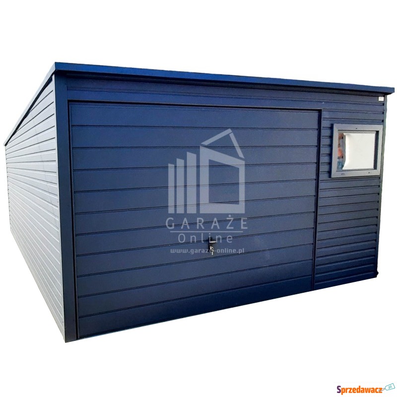 GARAŻ BLASZANY 4m x 7m poziom -...