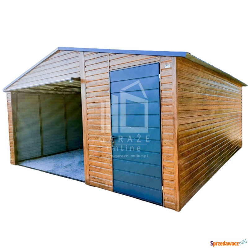 GARAŻ BLASZANY 5m x 5m poziom -...