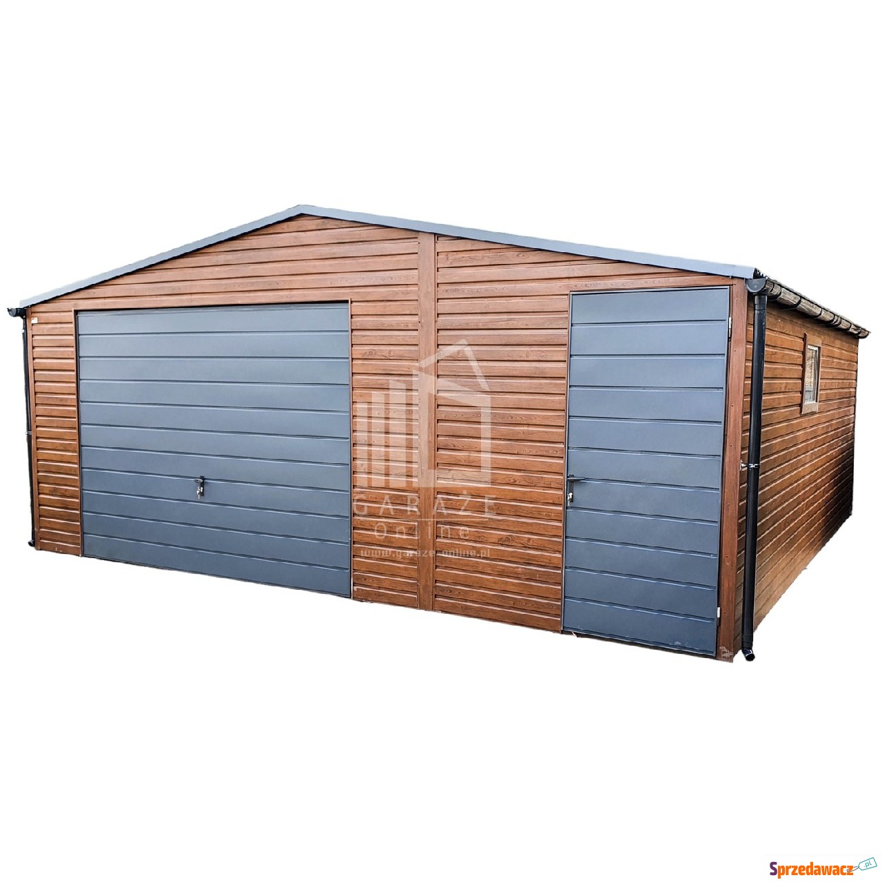 GARAŻ BLASZANY 6m x 5,8m poziom...