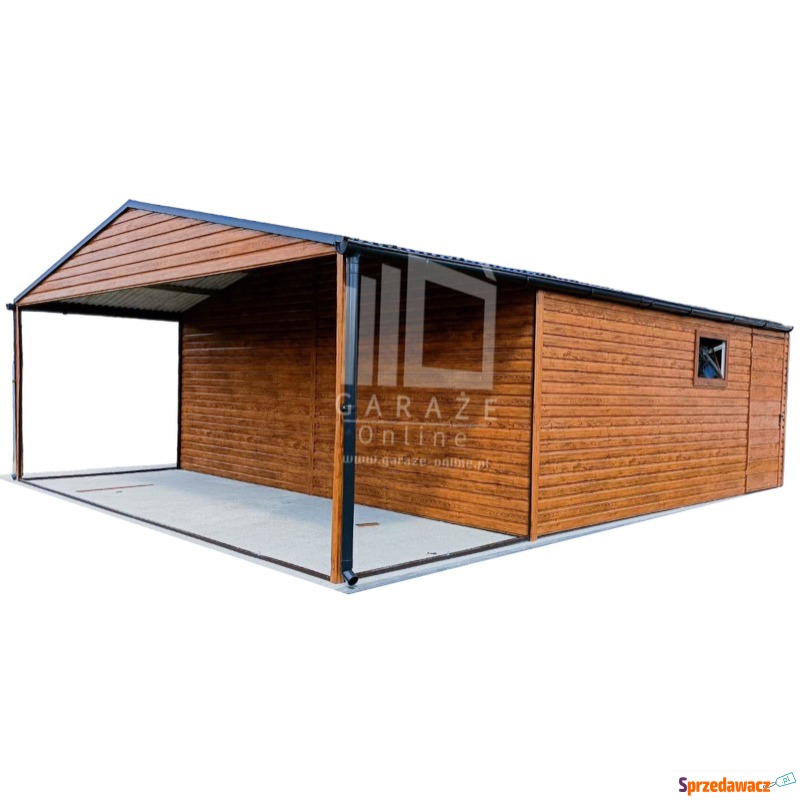 GARAŻ BLASZANY 6m x 5m poziom -...