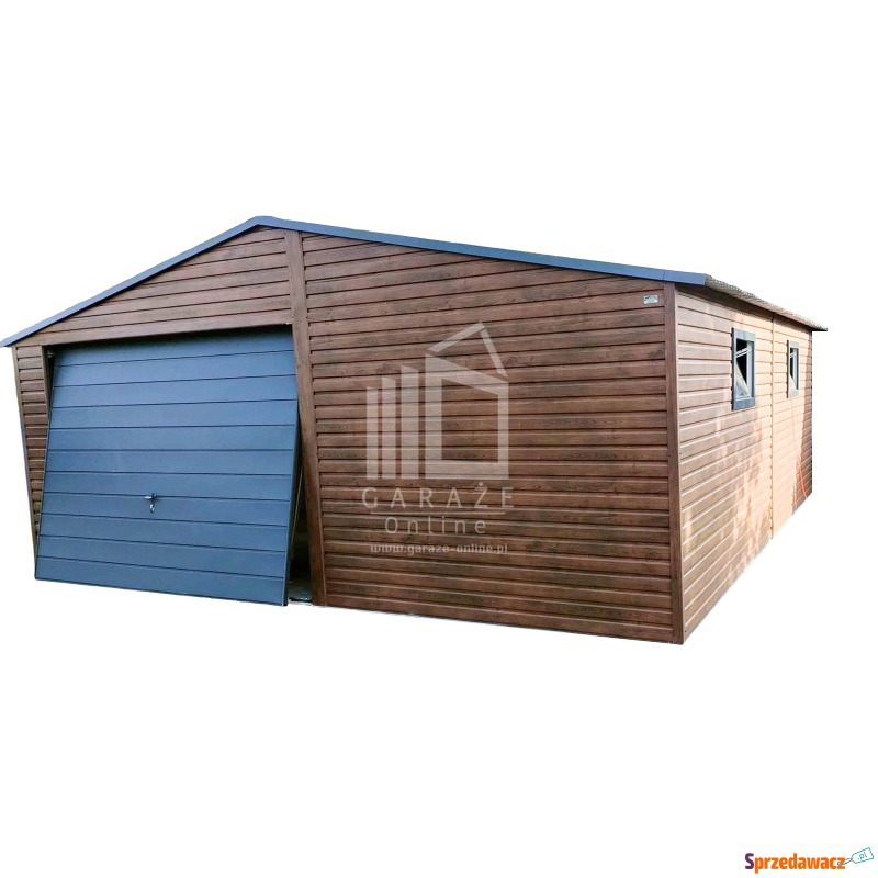 GARAŻ BLASZANY 6m x 6m dwuspad...