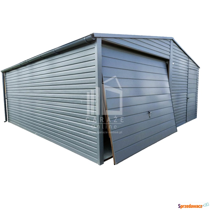 GARAŻ BLASZANY 6m x 6m poziom -...