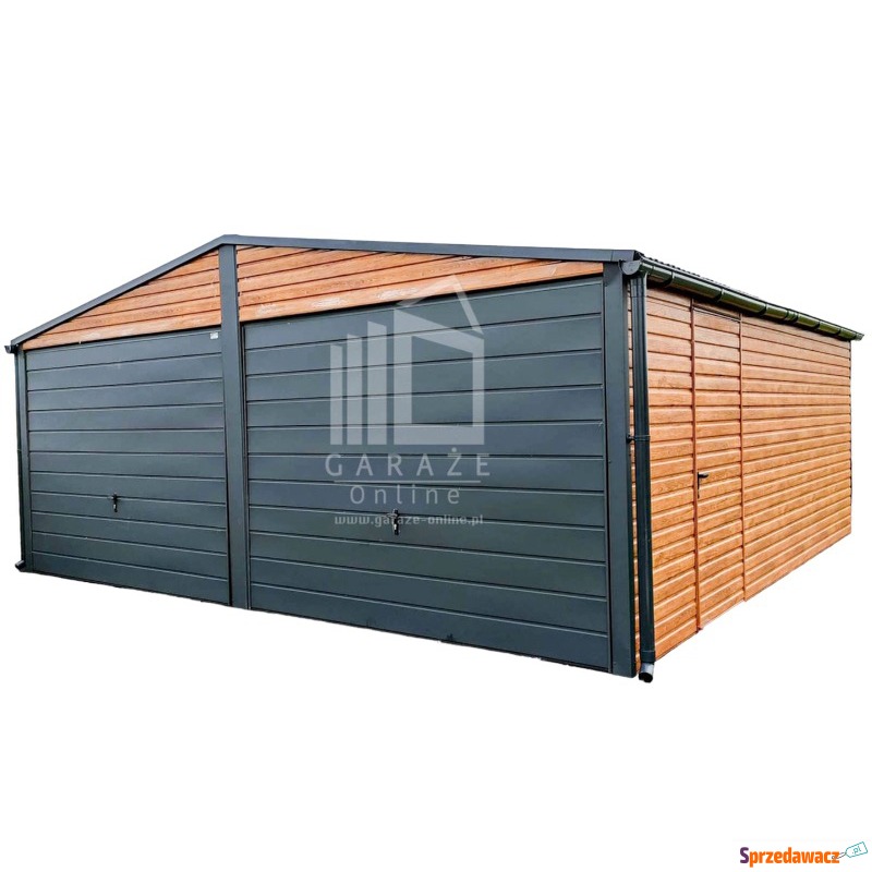 GARAŻ BLASZANY 6m x 6m poziom -...