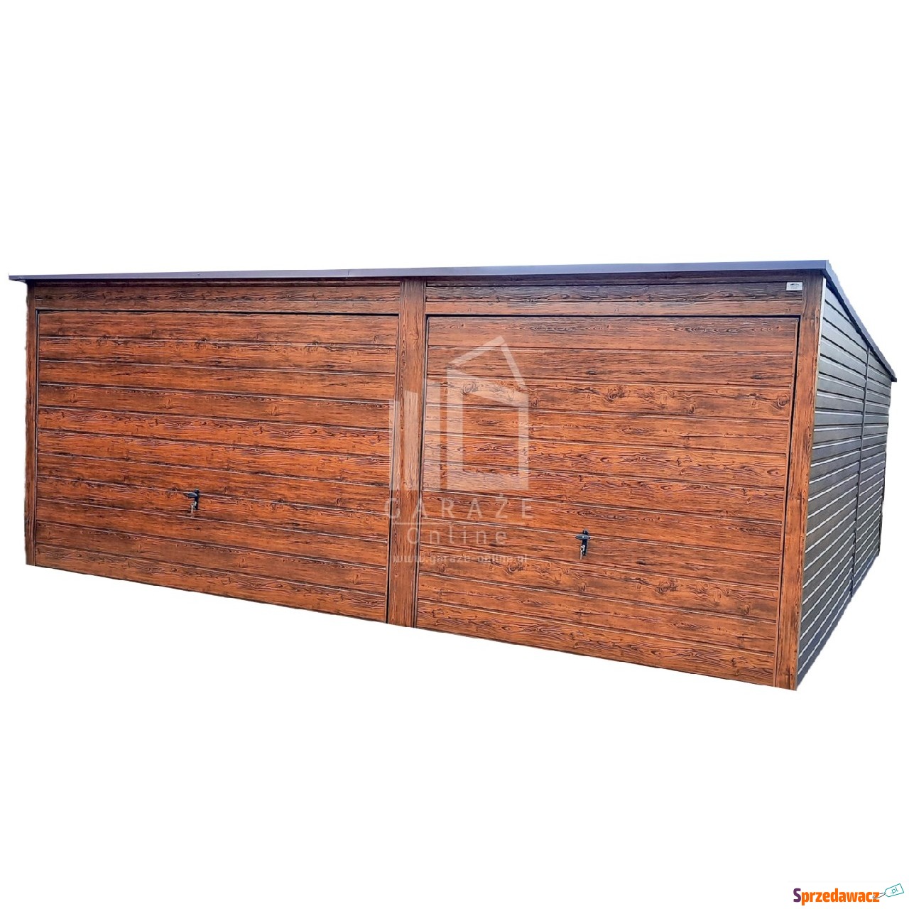 GARAŻ BLASZANY 6m x 6m poziom...