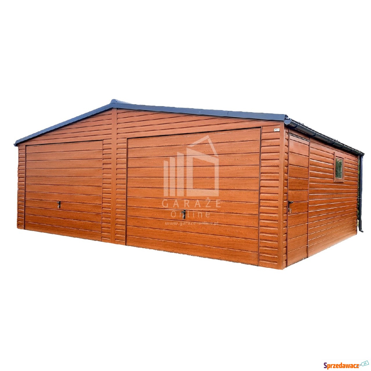 GARAŻ BLASZANY 7m x 6m poziom...