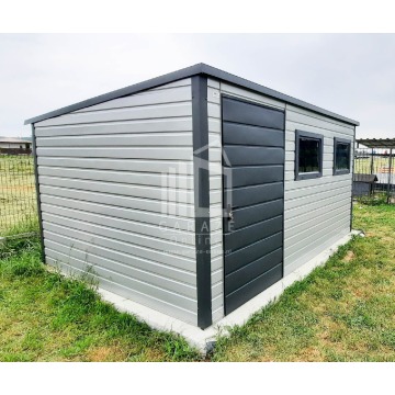 SCHOWEK - Domek Ogrodowy 3,5m x 3m spad tył -... - Altany, domki, namioty - Częstochowa - zdjęcie 5