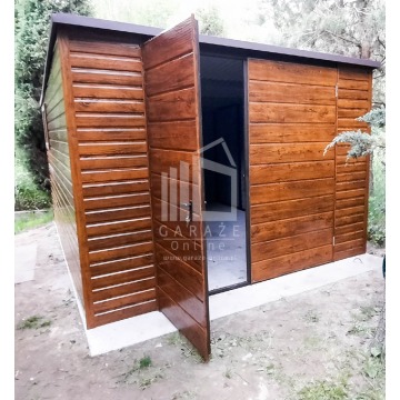 SCHOWEK - Domek Ogrodowy 3m x 4m spad tył - Brama... - Altany, domki, namioty - Rybnik - zdjęcie 4