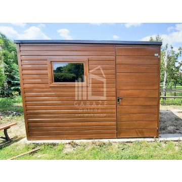 SCHOWEK - Domek Ogrodowy 3m x 5m spad tył okno... - Altany, domki, namioty - Pabianice - zdjęcie 2
