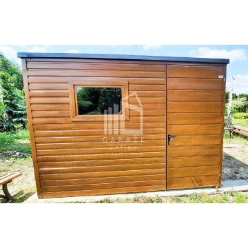 SCHOWEK - Domek Ogrodowy 3m x 5m spad tył okno... - Altany, domki, namioty - Pabianice - zdjęcie 3