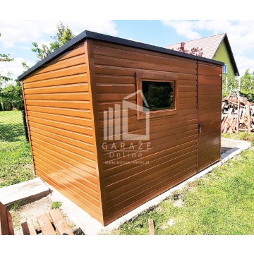 SCHOWEK - Domek Ogrodowy 3m x 5m spad tył okno... - Altany, domki, namioty - Pabianice - zdjęcie 4
