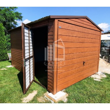 GARAŻ Blaszany 3m x 4m poziom - dwuspad Brama... - Garaże i wiaty - Siedlce - zdjęcie 3
