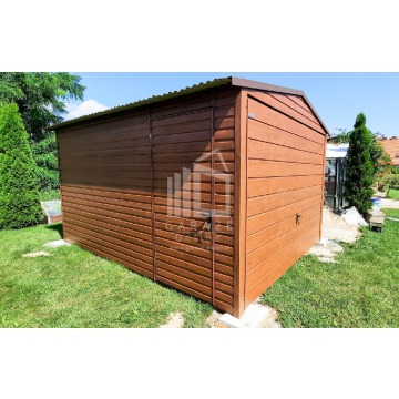 GARAŻ Blaszany 3m x 4m poziom - dwuspad Brama... - Garaże i wiaty - Siedlce - zdjęcie 4