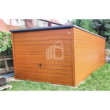 GARAŻ Blaszany 3m x 5m poziom - spad tył Brama... - Garaże i wiaty - Kraków - zdjęcie 4