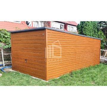 GARAŻ Blaszany 3m x 5m poziom - spad tył Brama... - Garaże i wiaty - Kraków - zdjęcie 6