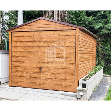 GARAŻ Blaszany 3m x 6m poziom - dwuspad Brama... - Garaże i wiaty - Piła - zdjęcie 3