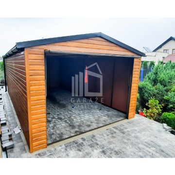 Garaż Blaszany 4m x 5m dwuspad Blachodachówka... - Garaże i wiaty - Grudziądz - zdjęcie 4