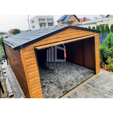 Garaż Blaszany 4m x 5m dwuspad Blachodachówka... - Garaże i wiaty - Grudziądz - zdjęcie 5