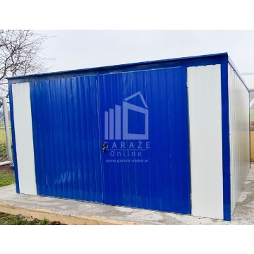 Garaż Blaszany 4m x 5m pion - spad w tył - Brama... - Garaże i wiaty - Malbork - zdjęcie 4
