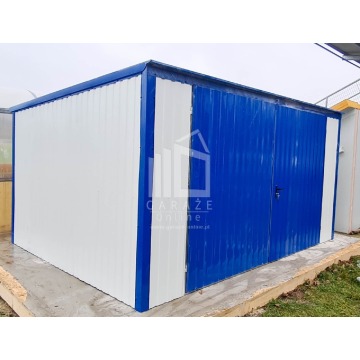 Garaż Blaszany 4m x 5m pion - spad w tył - Brama... - Garaże i wiaty - Malbork - zdjęcie 5